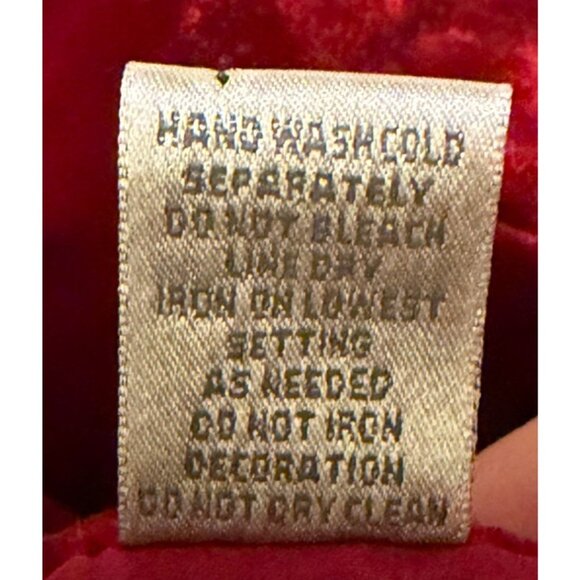 Vintage Patchwork Velvet Jacket M Silk Blend Sequined Art Glam Holiday Evening - Picture 9 of 10